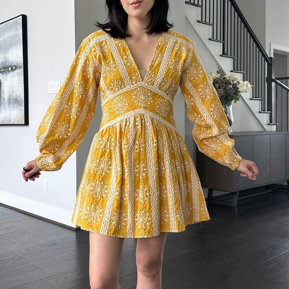 Free People Harni Alexia Mini Dress Size Small New